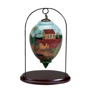 Neqwa-Walnut finish decorative stand large