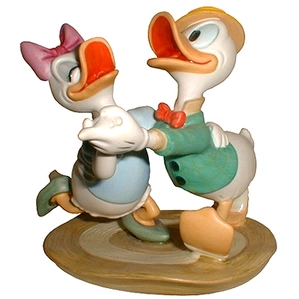 WDCC Disney Classics-Daisy & Donald Oh Boy What A Jitterbug