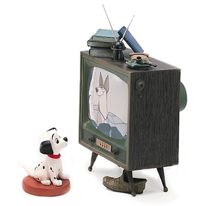 WDCC Disney Classics-One Hundred and One Dalmatians Lucky And Television