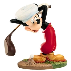 WDCC Disney Classics-Canine Caddy Mickey Mouse What A Swell Day For A Game Of Golf