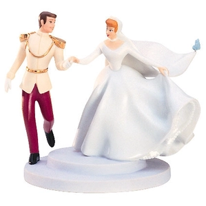 WDCC Disney Classics-Cinderella And Prince Cake Topper Fairy Tale Wedding
