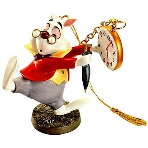 WDCC Disney Classics-Alice In Wonderland White Rabbit No Time To Say Hello-Goodbye-Ornament