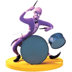 WDCC Disney Classics-Fantasia 2000 Duke Drumming Up A Dream