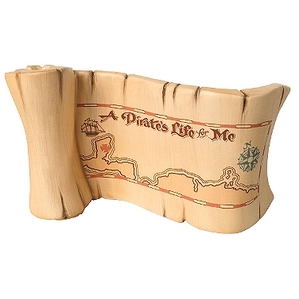 WDCC Disney Classics-Pirates Of The Caribbean A Pirates Life For Me Title Scroll