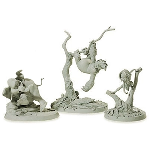 WDCC Disney Classics-Tarzan Tantor and, Terk Maquettes (matched numbered Set)