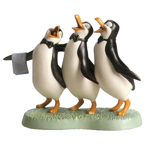 WDCC Disney Classics-Penguin Trio Anything for You, Mary Poppins From Mary Poppins