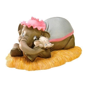 WDCC Disney Classics-Dumbo And Mrs Jumbo Baby Of Mine with Lithograph