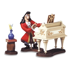 WDCC Disney Classics-Peter Pan Captain Hook And Tinker Bell Accompaniment To Betrayal