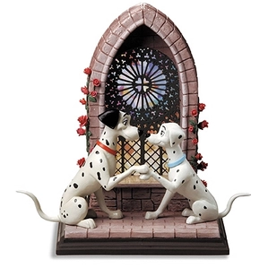 WDCC Disney Classics-One Hundred and One Dalmatians Pongo and Perdita Going To The Chapel