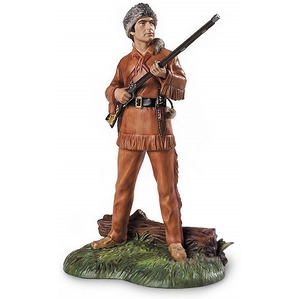 WDCC Disney Classics-Davy Crockett King Of The Wild Frontier Signed By Ken Melton