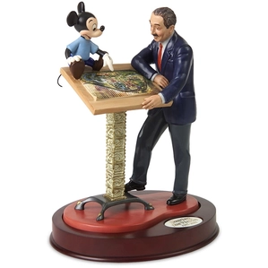 WDCC Disney Classics-Disneyland Park Walt And Mickey Sharing The Vision