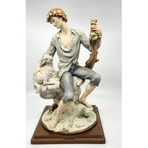 Giuseppe Armani-Shepherd With Sheep