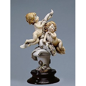 Giuseppe Armani-Cherubs with Flowers