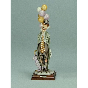 Giuseppe Armani-The Pensive Clown With Balloons
