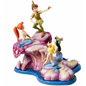 WDCC Disney Classics-Peter Pan And The Mermaids Spinning A Spellbinding Story
