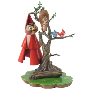 WDCC Disney Classics-Sleeping Beauty Woodland Creatures On Tree Witness To Romance