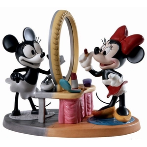 WDCC Disney Classics-Minnie Through The Years Minnie Mouse Minnie Then And Now