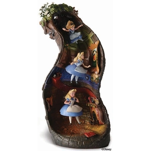 WDCC Disney Classics-Alice In Wonderland Alice And Dinah Down The Rabbit Hole