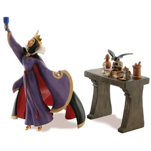 WDCC Disney Classics-Snow White Evil Queen And Raven Now Begins Thy Magic Spell