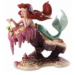 WDCC Disney Classics-The Little Mermaid Ariel and Sebastian He Loves Me, He Loves Me Not
