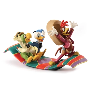 WDCC Disney Classics-Three Caballeros Panchito, Donald and Jose Airborne Amigos