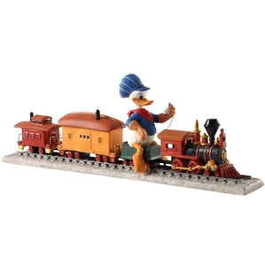 WDCC Disney Classics-Out of Scale Donald Duck on Train Backyard Whistle Stop