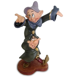 WDCC Disney Classics-Snow White Dopey And Sneezy Dancing Partners