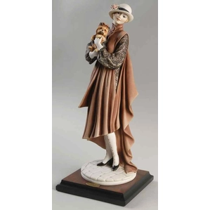 Giuseppe Armani-Young Lady With Yorkie