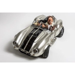 Guillermo Forchino-SHELBY COBRA 427 S/C SILVER 1/2 scale