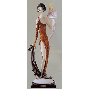 Giuseppe Armani-Lady With Parrot