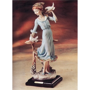 Giuseppe Armani-Girl With Doves