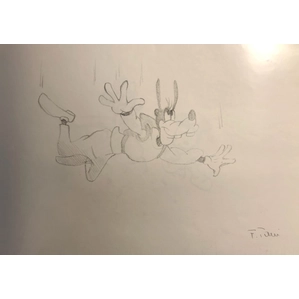 Giuseppe Armani-Original Concept Art for Disneyana Convention Goofy