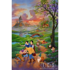Jim Warren-Snow Whites Romance Artist Proof - From Snow White and the Seven Dwarfs