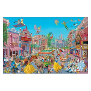 Manuel Hernandez-The Happiest Street on Earth Lithograph on Paper