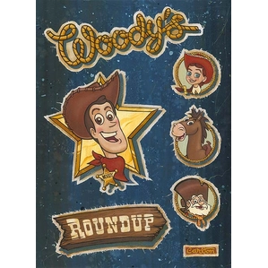 Trevor Carlton-Woody's Roundup - Toy Story 2 Hand-Painted Mixed-Media On Hand-Textured Canvas With Unique Hand Painted Background