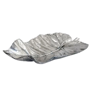 Dargenta-Leaf Silver Fruit Bowl