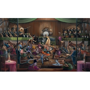 Frank Morrison-Hop Skip And Jumping Giclee Remarque On Canvas
