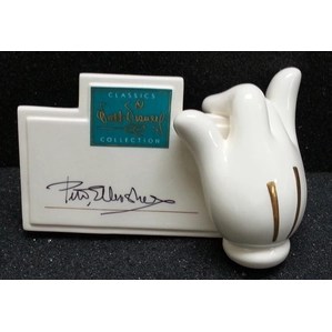 WDCC Disney Classics-Mickey's Glove Signature Plaque Signed By Peter Ellenshaw