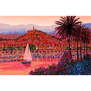 Kerry Hallam-Riviera Twilight Canvas