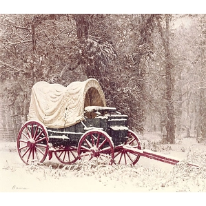 James Bama-Chuck Wagon in the Snow ANNIVERSARY EDITION ON