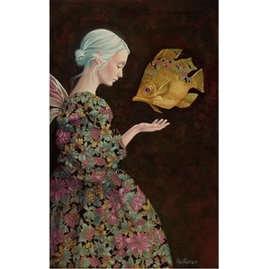 James Christensen-Finding Your Fish Artist Proof SMALLWORK EDITION