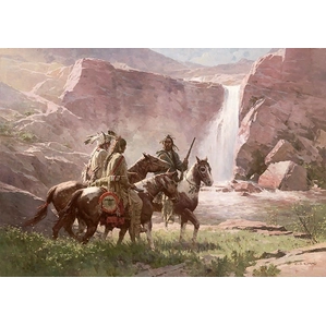 Z.S. Liang-Red Rock Crossing Northwest Montana 1850 Limited Edition