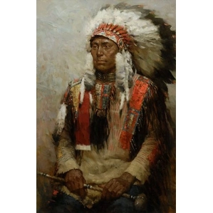 Z.S. Liang-Lakota Warrior SMALLWORK EDITION ON
