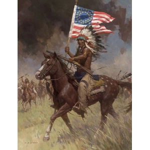 Z.S. Liang-Lakota Warriors Little Big Horn June 25 1876