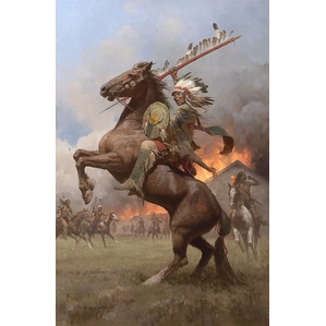 Z.S. Liang-Cheyenne Burning of Fort Phil Kearney, 1868 Master Works