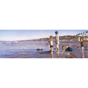 Steve Hanks-Children on La Jolla Shores