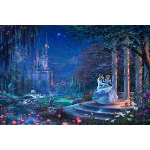 Thomas Kinkade Disney-Cinderella Dancing in the Starlight