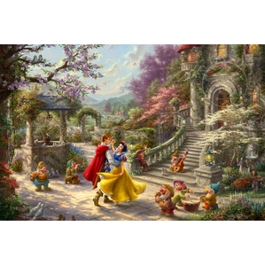 Thomas Kinkade Disney-Snow White Dancing in the Sunlight