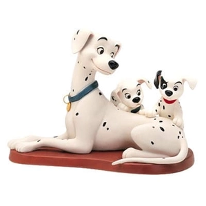 WDCC Disney Classics-One Hundred and One Dalmatians Perdita W/patch & Puppy Patient Perdita