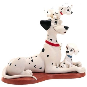 WDCC Disney Classics-One Hundred and One Dalmatians Proud Pongo W/pepper & Penny
